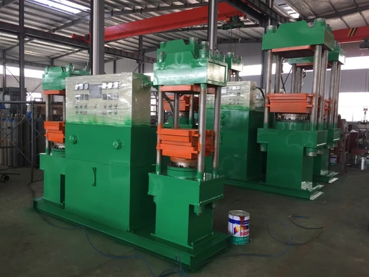 comprar Vulcanizador de goma de control PLC de máquina de prensa de vulcanización de goma de doble sistema online manufacture