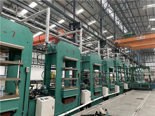 comprar Prensa de vulcanización de caucho de calefacción eléctrica de 380 V con control PLC online manufacture