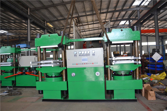 comprar Máquina de prensa de vulcanización de goma de columna Prensa de vulcanización hidráulica de goma doble PLC online manufacture