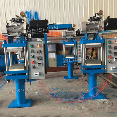 comprar Máquina de prensa de vulcanización de caucho de laboratorio de máquina de fabricación de caucho tipo columna PLC online manufacture