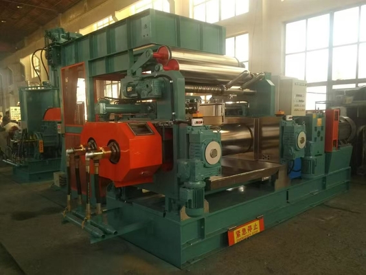 comprar Bajo precio 110kw de potencia de caucho compuesto molino abierto proceso de endurecimiento de doble rodillo mayor vida útil online manufacture