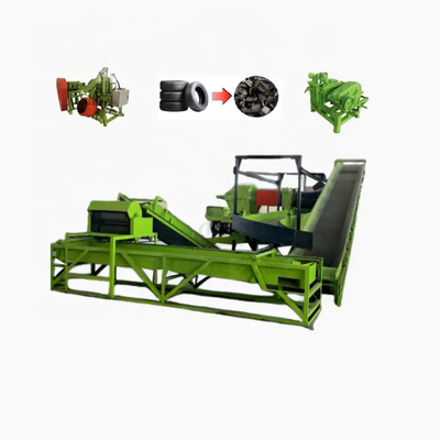 comprar Sistema de reciclaje de neumáticos de bajo coste de control PLC Producción 500-2500 kg/h online manufacture