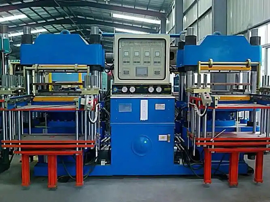 comprar 2RT/4RT Estación única y doble de calefacción eléctrica Máquina de moldeo de vulcanización de caucho para caucho Rango de presión 0-25MPa online manufacture