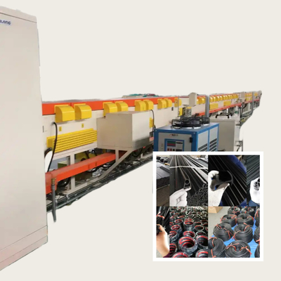 comprar Extrusora de alimentación en frío de caucho XJ-90 y línea de producción de tiras de caucho EPDM online manufacture
