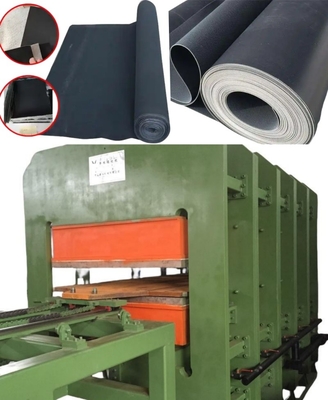 comprar Prensa de vulcanización hidráulica de placas planas de marco de caucho para la producción de materiales impermeables de caucho EPDM online manufacture
