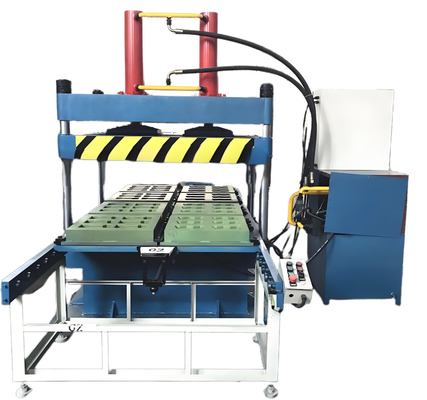 comprar 1200×1200 Máquina de vulcanización de caucho de mesa de trabajo para la fabricación de baldosas de suelo de caucho online manufacture
