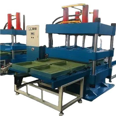 comprar Máquina de vulcanización de placas planas de 1000x1000 de presión hidráulica de 100T - Máquina para hacer baldosas de suelo de granulados de caucho online manufacture