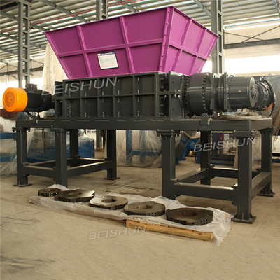 Máquina de reciclaje de neumáticos de desecho completamente automática Máquina trituradora de neumáticos de caucho de desecho PLC