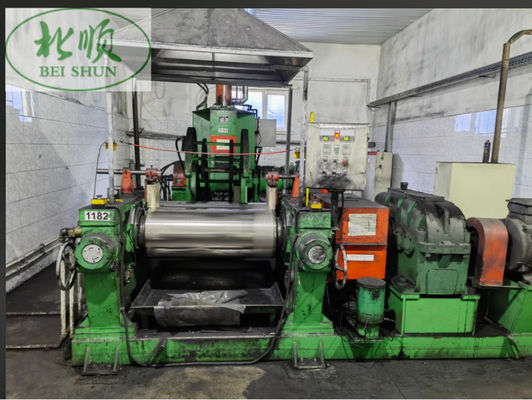 Buen precio Tamaños personalizables Molino de mezcla de caucho con lubricación automática de grasa y frenos de propulsión hidráulica en línea