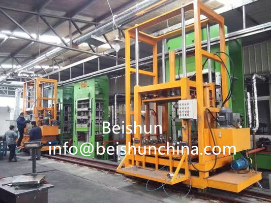 Buen precio Máquina de prensa de vulcanización de caucho de alto nivel para la producción de perchas de muelle en línea