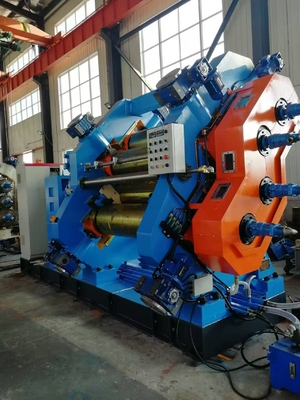 Máquina eléctrica de calendario de rodillos de 500-2000 mm para la producción de láminas de caucho