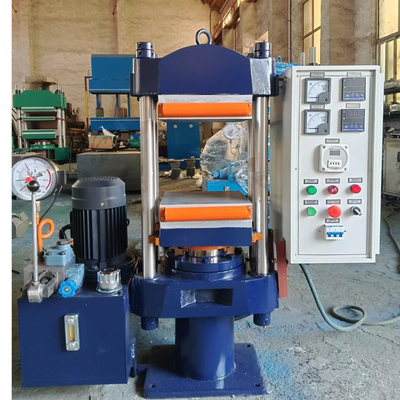 Prensa de vulcanización de caucho plano de tamaño pequeño de 20 toneladas para productos industriales de caucho o para uso en laboratorio