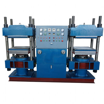 Buen precio Vulcanizador de compresión de caucho de calefacción eléctrica para diseño de doble estación en línea