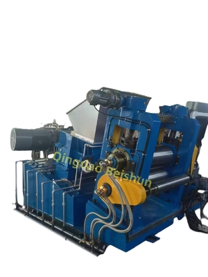 Máquina de extrusión de láminas de caucho de doble tornillo de alta eficiencia para la producción de mezclas de caucho compuesto