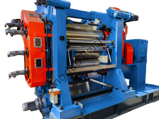 Buen precio Calendario de caucho de rodillo ajustable con longitud de rodillo de 1000 mm en línea