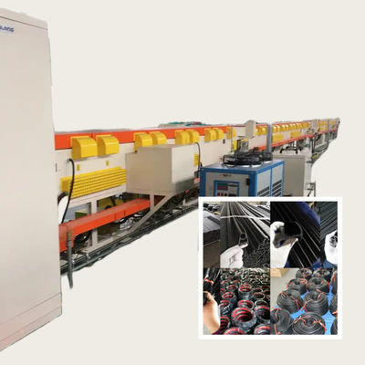 Buen precio Extrusora de alimentación en frío de caucho XJ-90 y línea de producción de tiras de caucho EPDM en línea