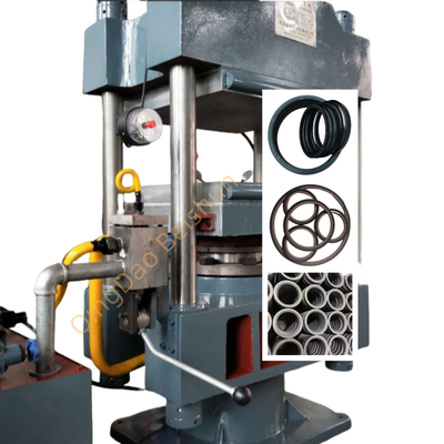 Vulcanizador de placas de caucho calentado al vapor con alta presión O Ring Seal Making Machine