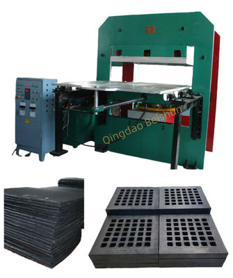 Buen precio Máquina de moldeo de placa / pantalla de caucho vulcanizante con molde de empuje y tirón por calefacción eléctrica en línea