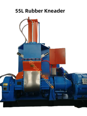 55L cámara de mezcla de goma máquina de flexión de goma mezclador de goma utiliza PLC para controlar automáticamente el tiempo de mezcla