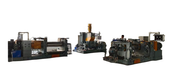 Buen precio Refrigeración por agua: molino de mezcla de caucho de dos rodillos con control PLC y capacidad de 30 kg para la fabricación de caucho en línea