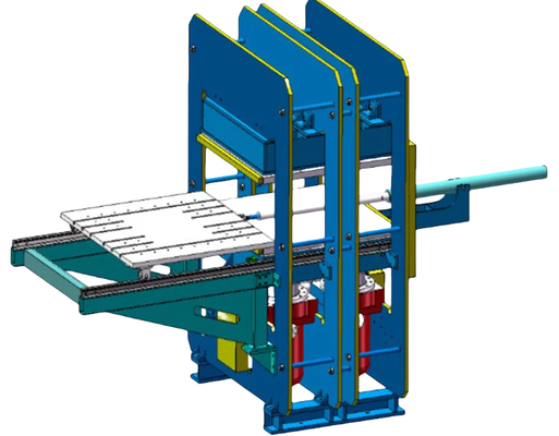 Máquina de vulcanización de resorte absorbente de choque de caucho Máquina de fabricación de resorte industrial tampón