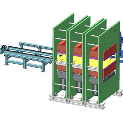 Buen precio Equipo de fabricación de almohadillas antideslizantes de caucho - Máquina de vulcanización plana a presión de 500 toneladas - Máquina de moldeo automático de prensado en caliente de caucho de tipo marco en línea