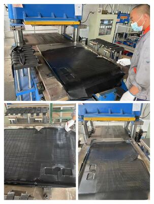 Buen precio Máquina de vulcanización de placas / máquina de fabricación de alfombras de caucho en línea