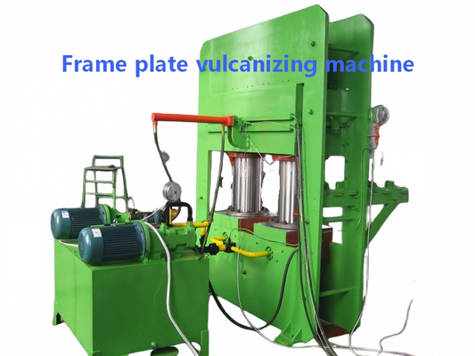 Buen precio Máquina de vulcanización de marco de 320T - 600 mm izquierda y derecha, 1700 mm delante y atrás Manual de empuje-tirar molde máquina de formación de prensado en caliente en línea