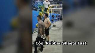 Máquina de enfriamiento por lotes de caucho para un enfriamiento eficiente